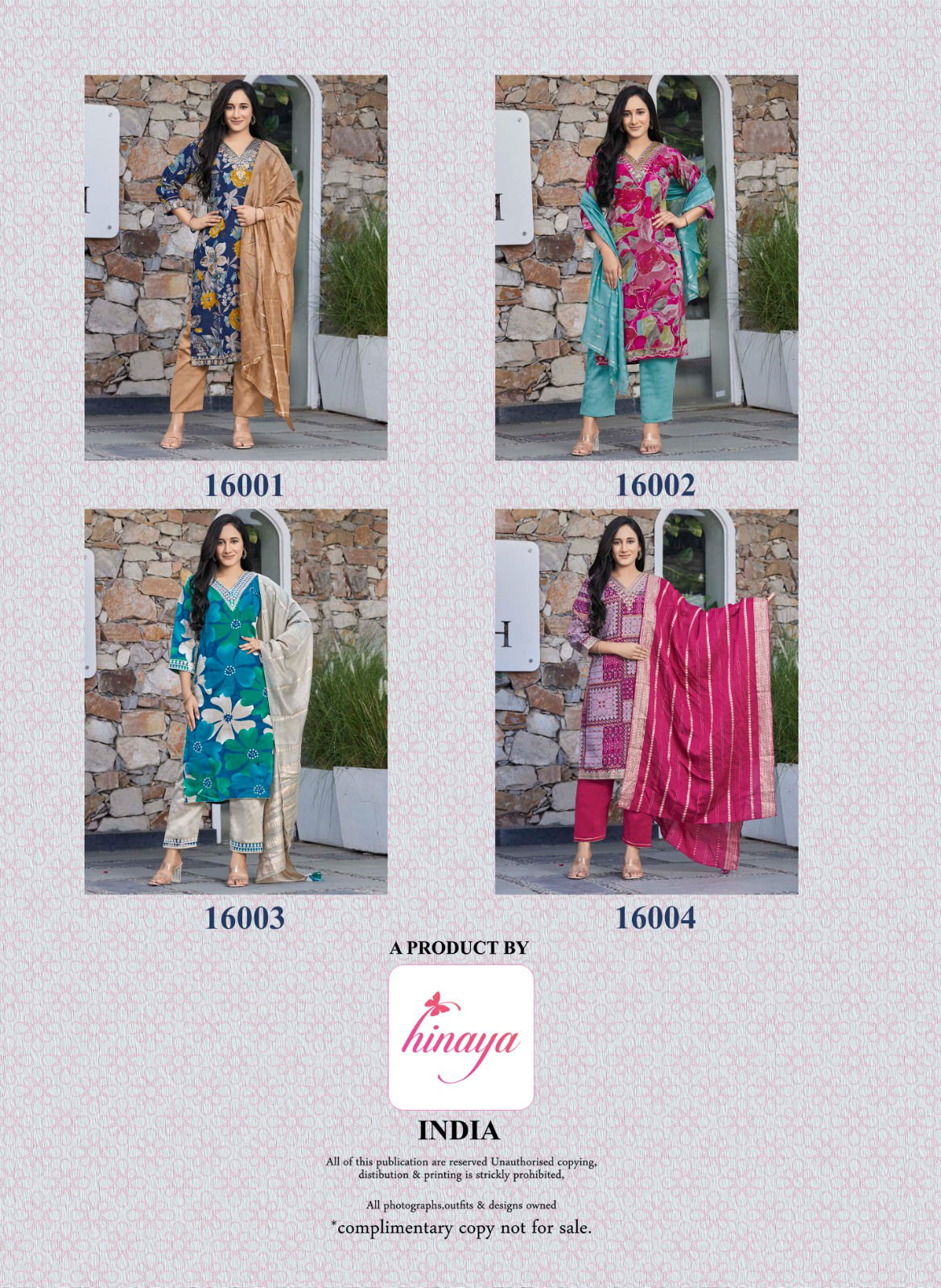 Resham 16 By Hinaya Modal Printed Kurti With Bottom Dupatta Wholesale Price In Surat